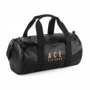 ACE Clothing Faux Leather Barrel Bag